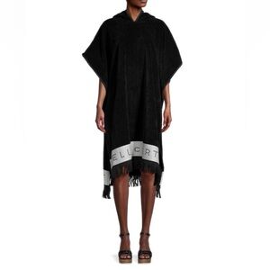Stella McCartney***Terry Velour Cotton Hooded Poncho***One size $450